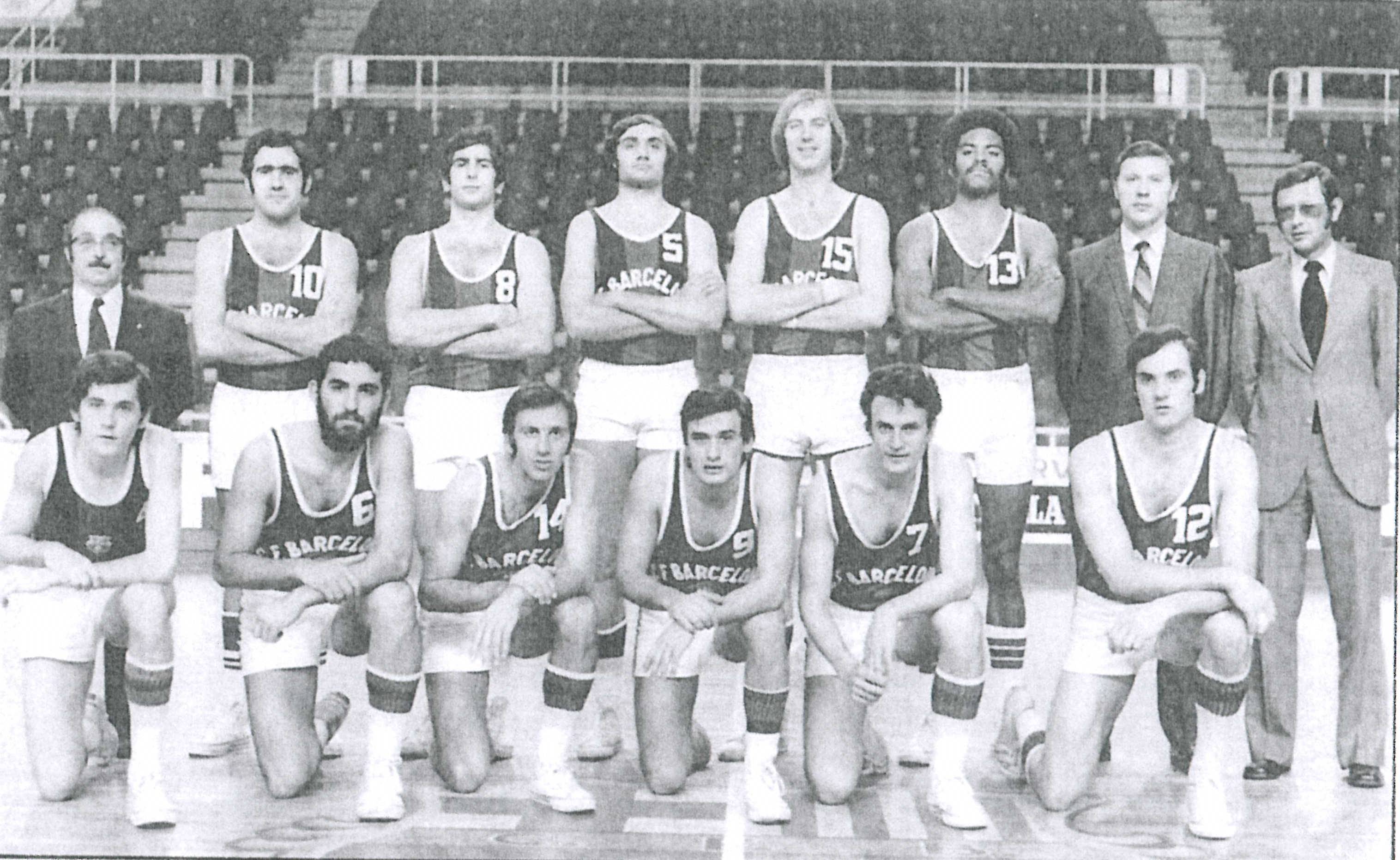 Andres Jimenez-70 Equipo basquet FCbarcelona dondo jugó Miguel López Abril