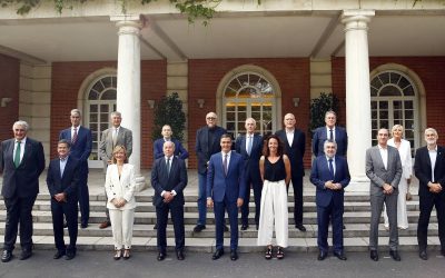 Lliurement de la Placa d’Or de la Reial Ordre del Mèrit Esportiu a la selecció espanyola de bàsquet 1984