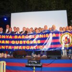 Foto PB Sta Margalida amb bandera blaugrana