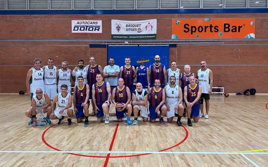 Foto grup Veterans basquet FCB veterans Sitges