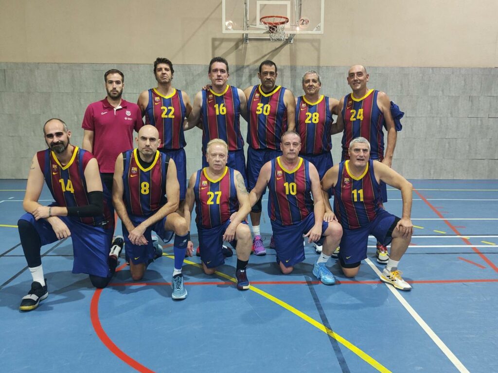 Equip Veterans Basquet FCB B dilluns 11 novembre 2024