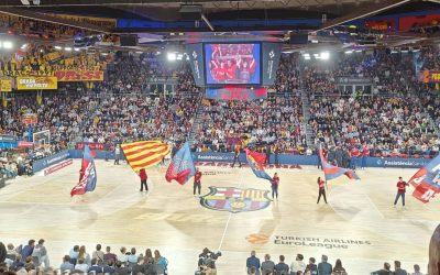 Els nostres veterans acompanyen el primer equip en el Clàssic Barça-Madrid d’Eurolliga