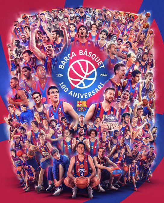 Acte de presentació de la celebració del Centenari de la secció de bàsquet del FCBarcelona