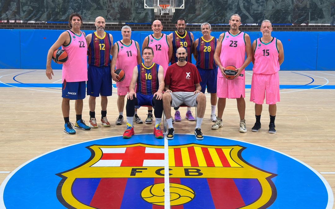 Jugadors equip B Veterans Bàsquet FCB