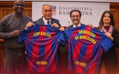 Acte Fundació FC Barcelona contra el racisme a l’esport