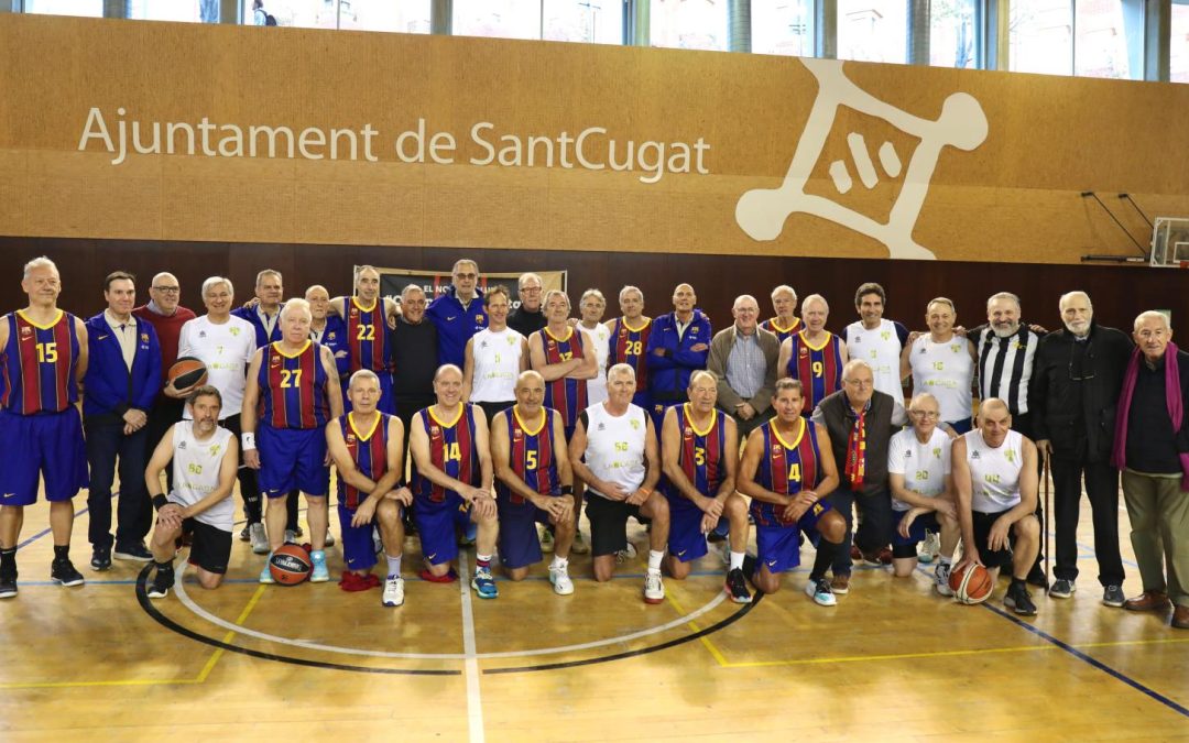 Crònica del partit Sant Cugat +60 vs Superveterans FCB